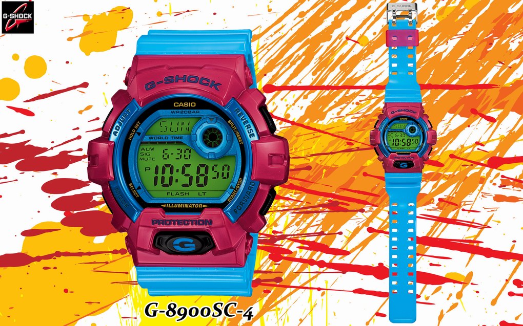 g-shock crazy color系列 引爆激彩夏日