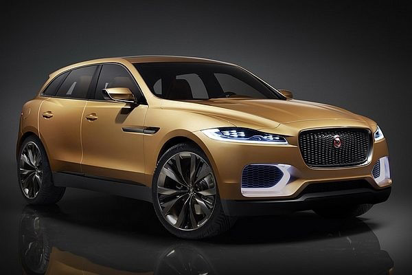 jaguar c-x17 概念车换色亮相广州车展