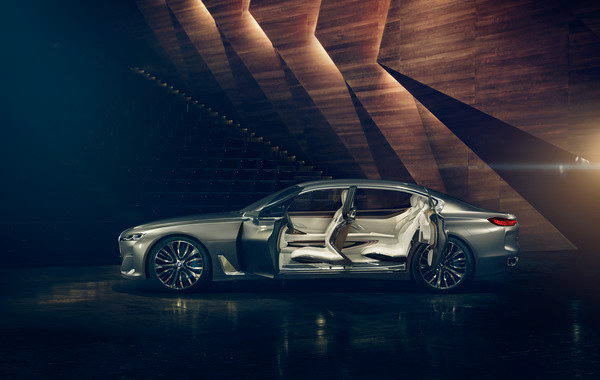 bmw vision future luxury 概念车现身