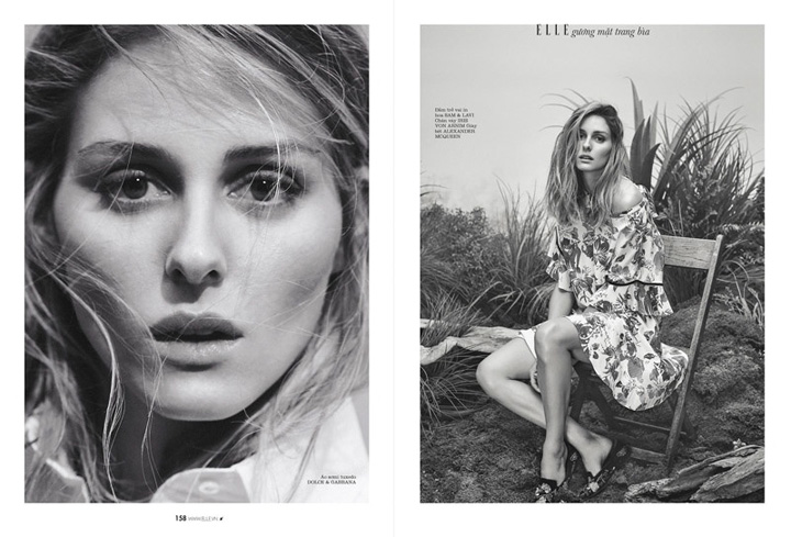 olivia palermo《elle》越南版2015年4月号