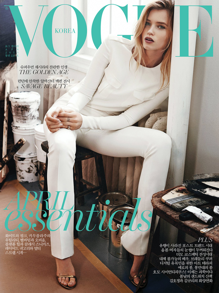 abbey lee kershaw《vogue》韩国版2015年4月号