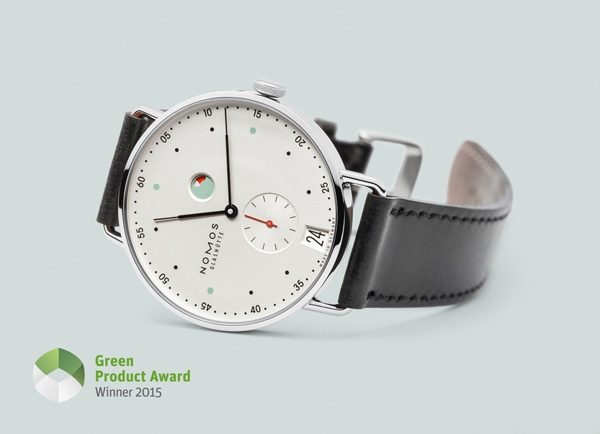 nomos metro腕表荣获2015绿色产品大奖