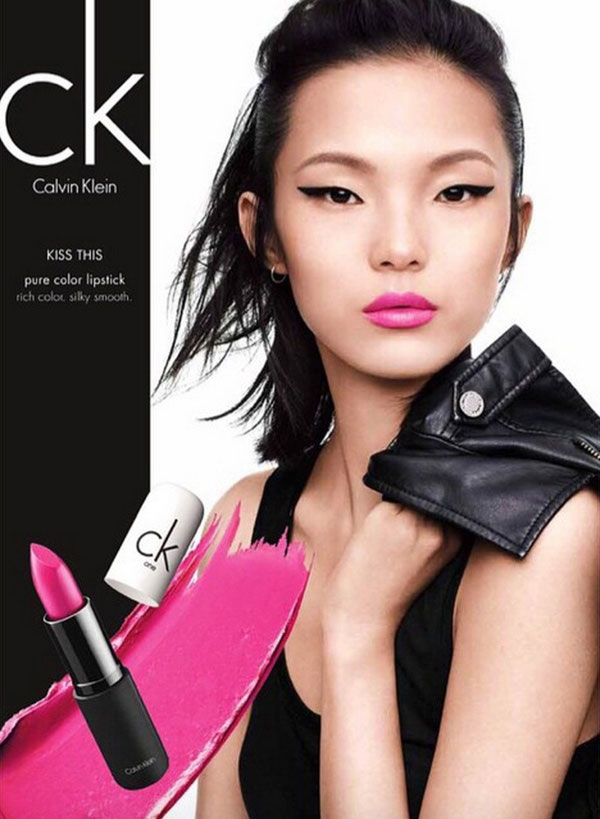 ck one color 2015秋冬系列彩妆大片