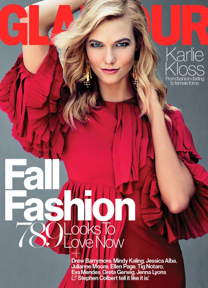 karlie kloss《glamour》杂志2015年9月号