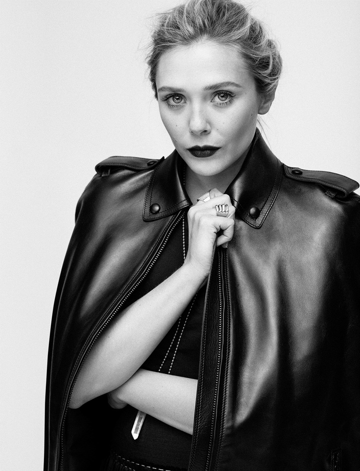 elizabeth olsen《l’officiel》法国版2015年9月号