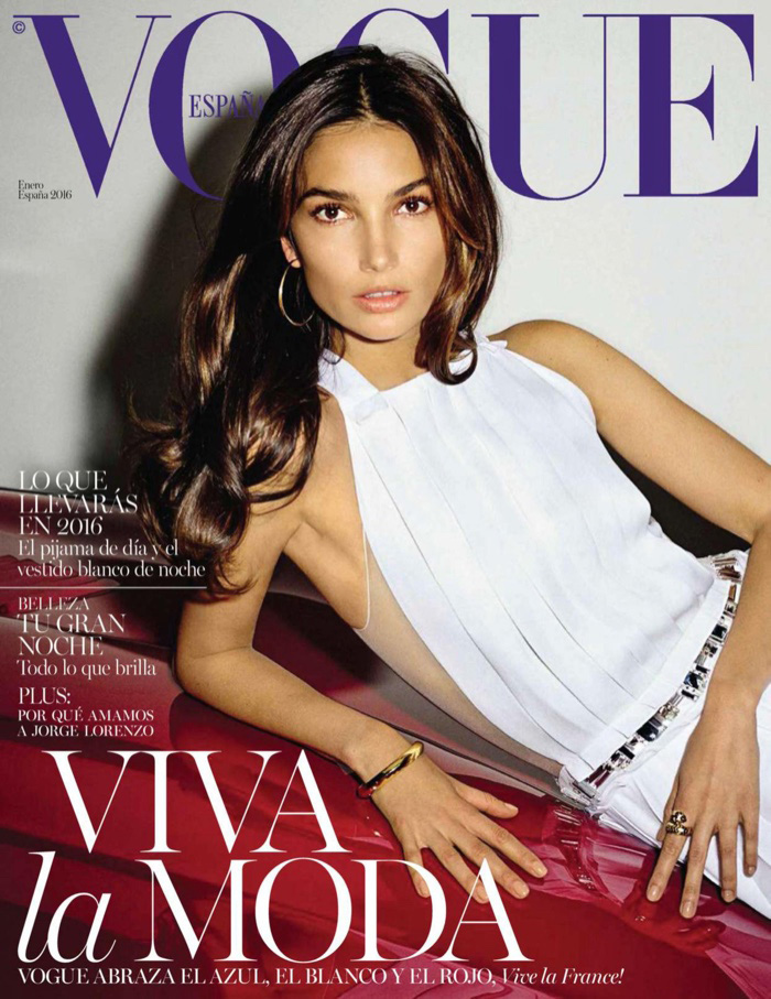 lily aldridge《vogue》西班牙版2016年1月号