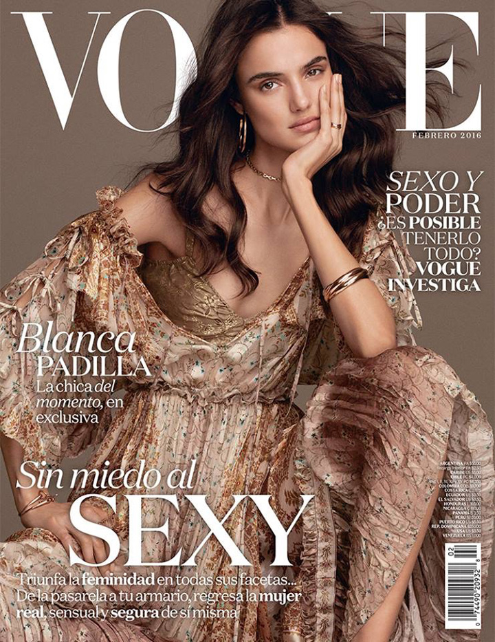 blanca padilla《vogue》墨西哥版2016年2月号