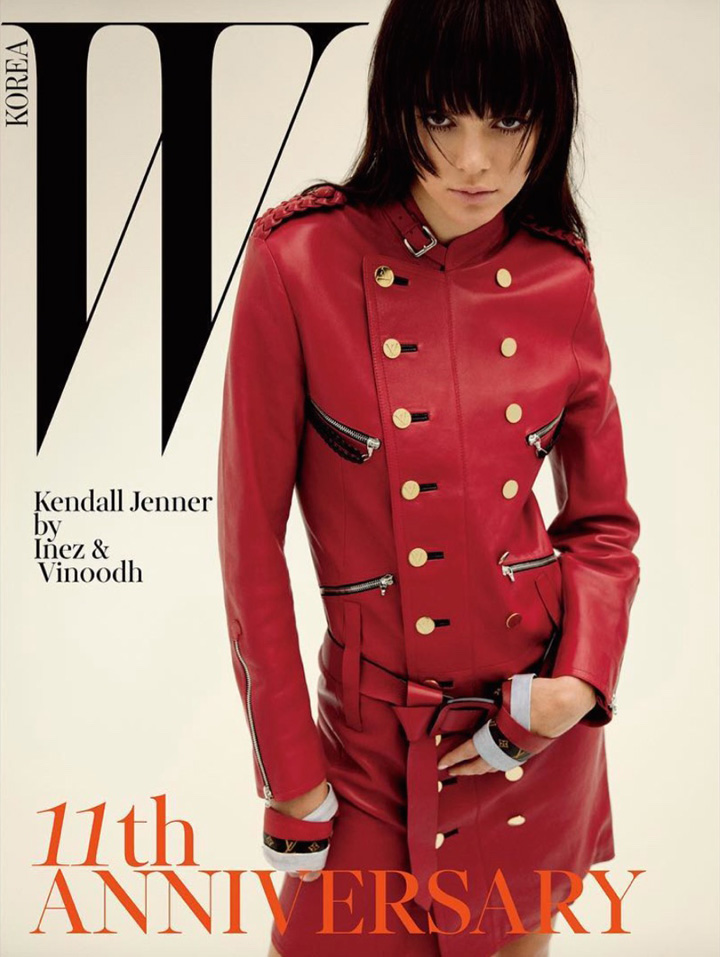 kendall jenner《w》杂志韩国版2016年3月号