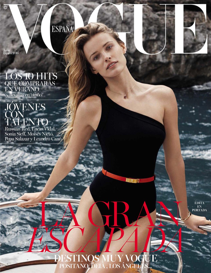 edita vilkeviciute《vogue》西班牙版2016年6月号