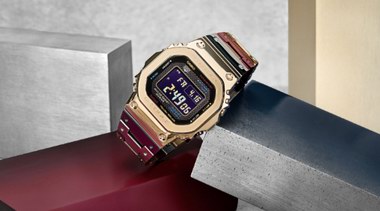 金属进阶 大胆玩色 g-shock全新配色gmw-b5000tr耀世登场