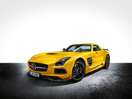 梅赛德斯奔驰2014 sls amg blackseries新车