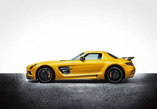 梅赛德斯奔驰2014 sls amg blackseries新车