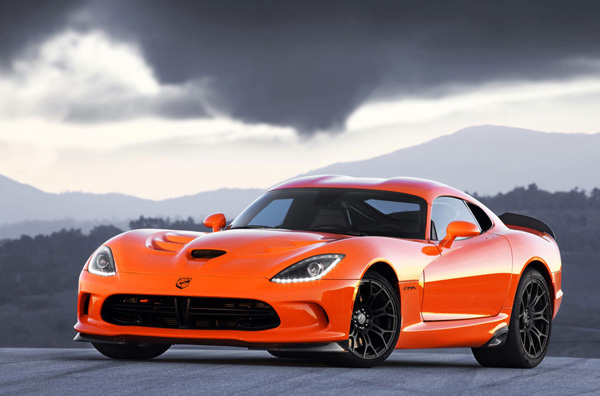 道奇2014款srt viper ta橙色限量版将亮相纽约