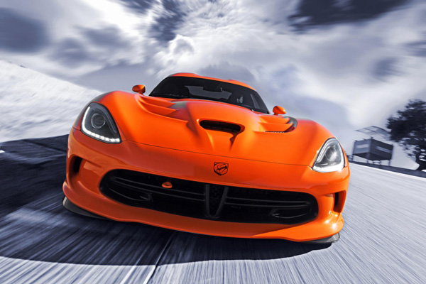 道奇2014款srt viper ta橙色限量版将亮相纽约